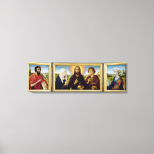 The Braque Family Triptych, St. John the Canvas Print