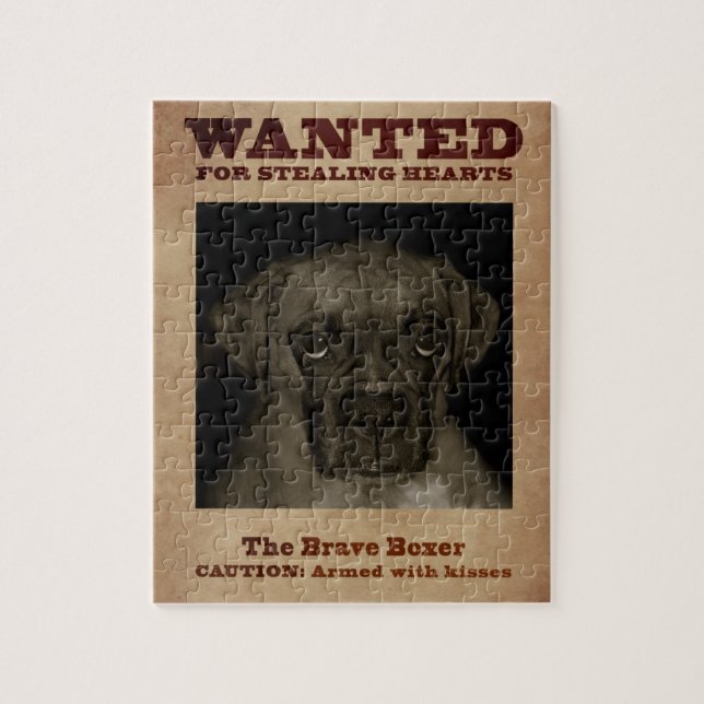 The Brave Boxer Jigsaw Puzzle (Vertical)