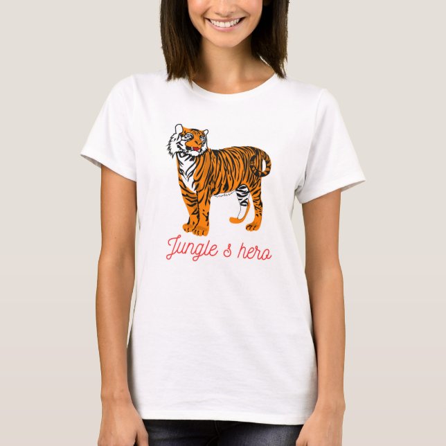 The Brave Tiger T-Shirt (Front)