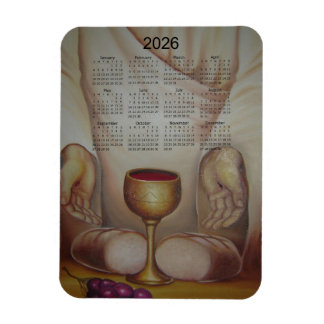 The Bread of Life: Holy Eucharist 2026 Calendar Magnet