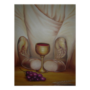 The Bread of Life: Holy Eucharist Poster