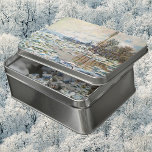 The Break Up of the Ice by Claude Monet Jigsaw Puzzle<br><div class="desc">The Break Up of the Ice (1880) by Claude Monet is a vintage impressionist fine art painting featuring ice breaking up on the Seine River near Vétheuil, west of Paris, France. About the artist: Claude Monet (1840-1926) was a founder of the French impressionist painting movement with most of his paintings...</div>