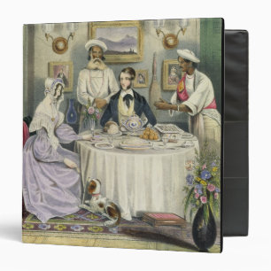 The Breakfast, plate 3 from 'Anglo Indians', engra Binder