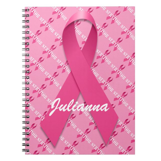 the Breast Cancer Survivor's Journey Notebook (Front)