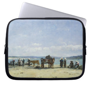 The Breton Fishermen's Wives, 1870-73 (oil on pane Laptop Sleeve