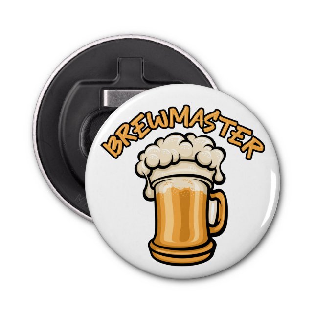 The Brewmaster Need a Beer Mug Bottle Opener (Front)