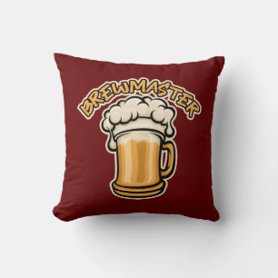 The Brewmaster Need a Beer Mug Throw Pillow