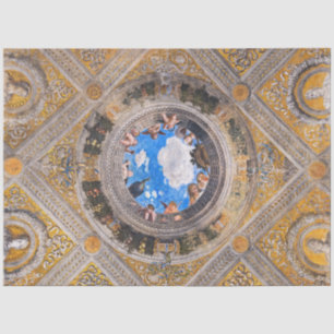 The Bridal Chamber, Ceiling by Andrea Mantegna  Tissue Paper