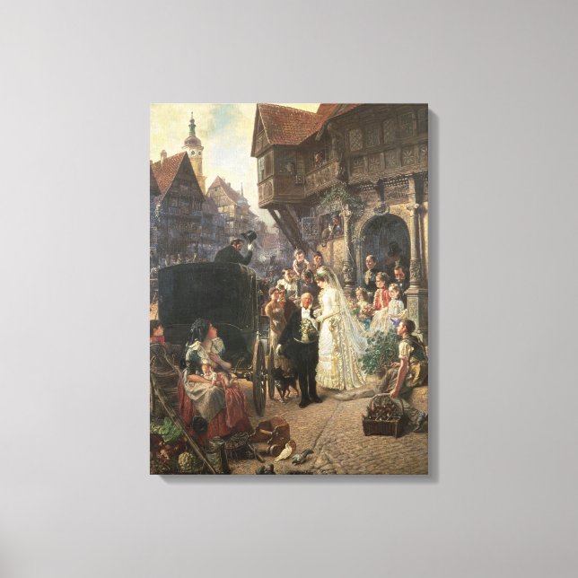 The Bride, 19th century Canvas Print (Front)