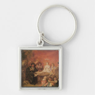 The Bride and Groom's Table Keychain