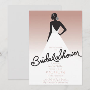 The Bride Bridal Shower Invitation