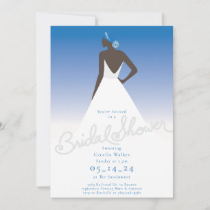 The Bride Bridal Shower Invitation
