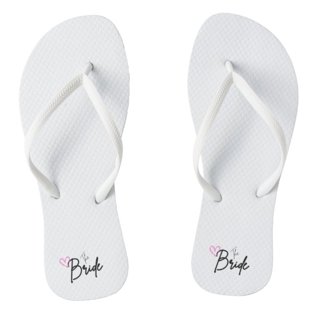 The Bride, Bride Themed Hens Party Thongs  (Footbed)