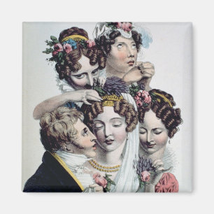 The Bride, c.1820 (litho) Magnet