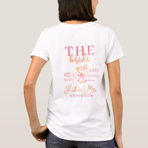 THE BRIDE! Coctail Bachelorette Party  T-Shirt