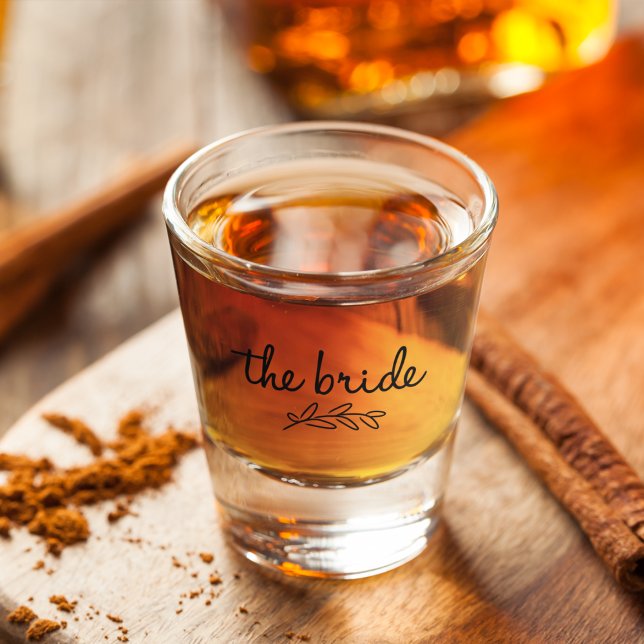 The Bride Country Wedding Toast Shot Glass (Creator Uploaded)