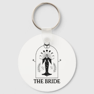 The Bride Coven Gothic Witch Bachelorette Matching Keychain
