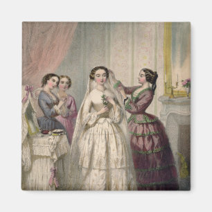 The Bride, engraved by J. Battannier, 1852-53 Magnet