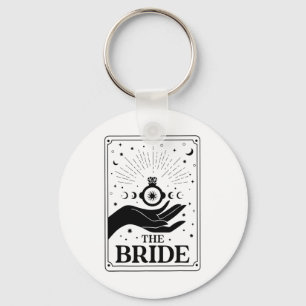 The Bride Future Mrs Tarot Gothic Bridal Party Bac Keychain