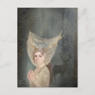 The Bride, gothic romance, fantasy Postcard