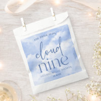 The Bride Is On Cloud Nine Blue Bridal Shower