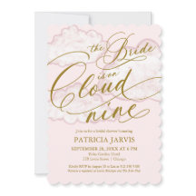 The Bride Is On Cloud Nine QR Code Bridal Shower