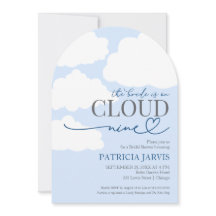 The Bride is On Cloud Nine QR Code Bridal Shower