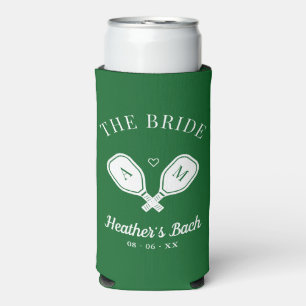 The Bride Last Swing Pickleball Bachelorette Seltzer Can Cooler