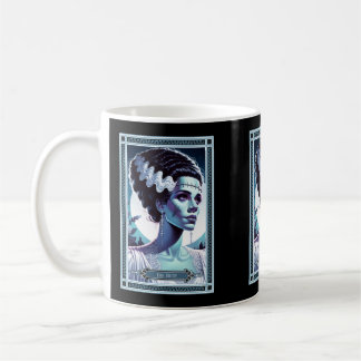 The Bride of Frankenstein Tarot Card Coffee Mug