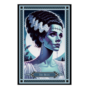 The Bride of Frankenstein Tarot Card Poster