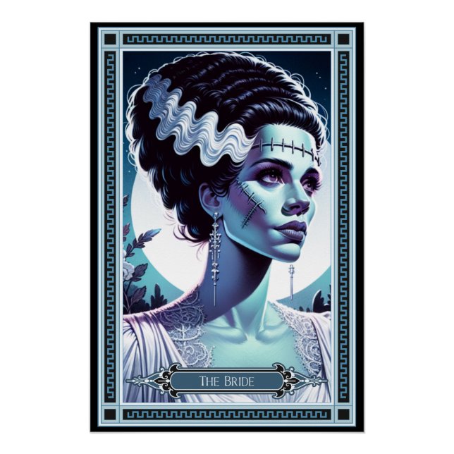 The Bride of Frankenstein Tarot Card Poster (Front)