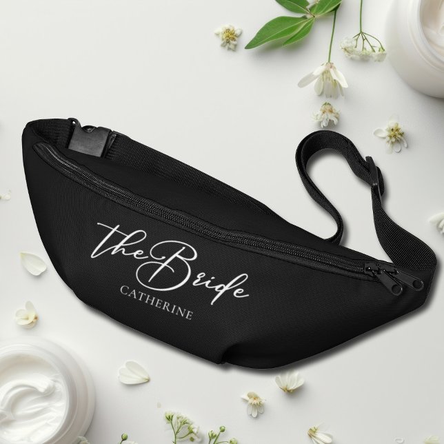 The Bride Personalized Chic Bachelorette Party Fanny Pack (Creator Uploaded)