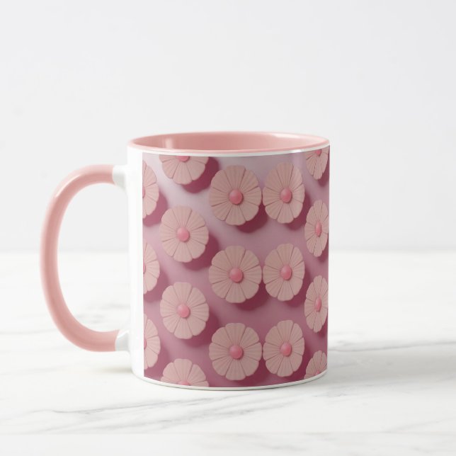 The Bride Pink Daisies Combo Mug (Left)