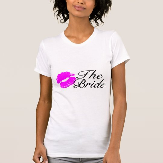 The Bride Pink Lips Kiss T-Shirt