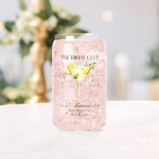 The Bride Social Club Lemon Cocktail Bride's Can Glass