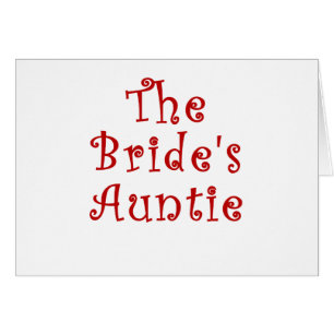 The Brides Auntie