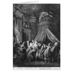 The bride's going-to-bed ceremony