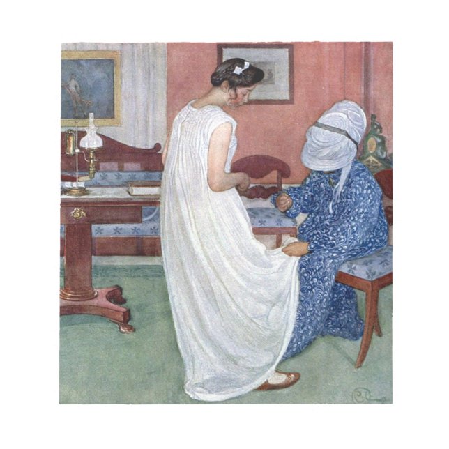 The Bridesmaid 1910 Notepad (Front)