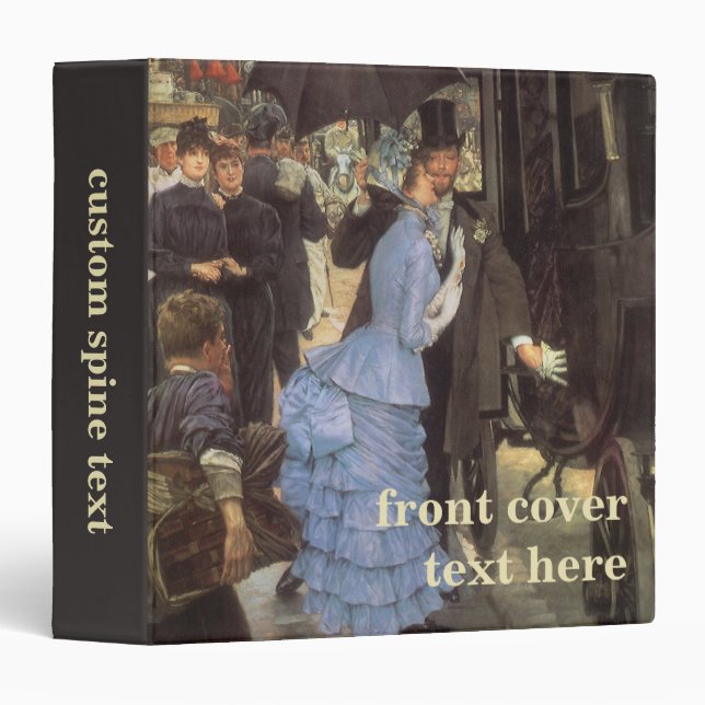 The Bridesmaid (aka The Traveller) by James Tissot Binder (Front/Spine)