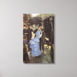 The Bridesmaid (aka The Traveller) by James Tissot Canvas Print
