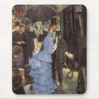 The Bridesmaid (aka The Traveller) by James Tissot Mouse Pad
