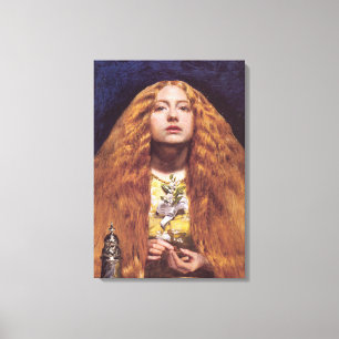 The Bridesmaid (by John Everett Millais) Canvas Print
