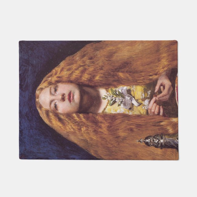 The Bridesmaid (by John Everett Millais) Doormat (Front)