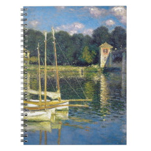 The Bridge at Argenteuil by Claude Monet Notebook