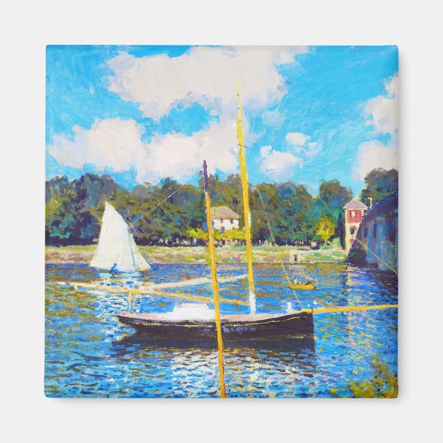 The Bridge at Argenteuil Claude Monet Magnet (Front)