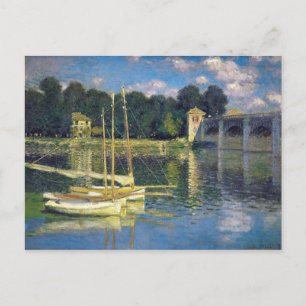 The Bridge at Argenteuil - Claude Monet Postcard