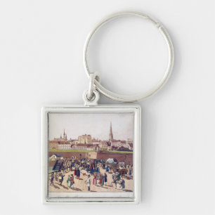 The Bridge at Leopoldstadt, Vienna, 1780 Keychain
