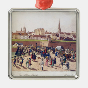 The Bridge at Leopoldstadt, Vienna, 1780 Metal Ornament