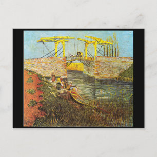 The Bridge of Langlois at Arles. Van Gogh Postcard