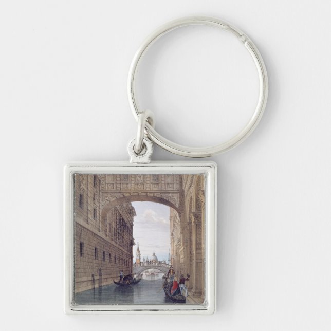 The Bridge of Sighs, Venice, engraved by Lefevre ( Keychain (Front)